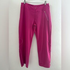 Nike Dri-Fit Women’s Athletic Pants Size 6 – Hot Pink Magenta, Zip Ankle,Pocket